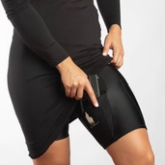 Dene Adams Body Shaping Thigh Holster Concealed Carry Shorts Women's size XXL - Picture 7 of 8